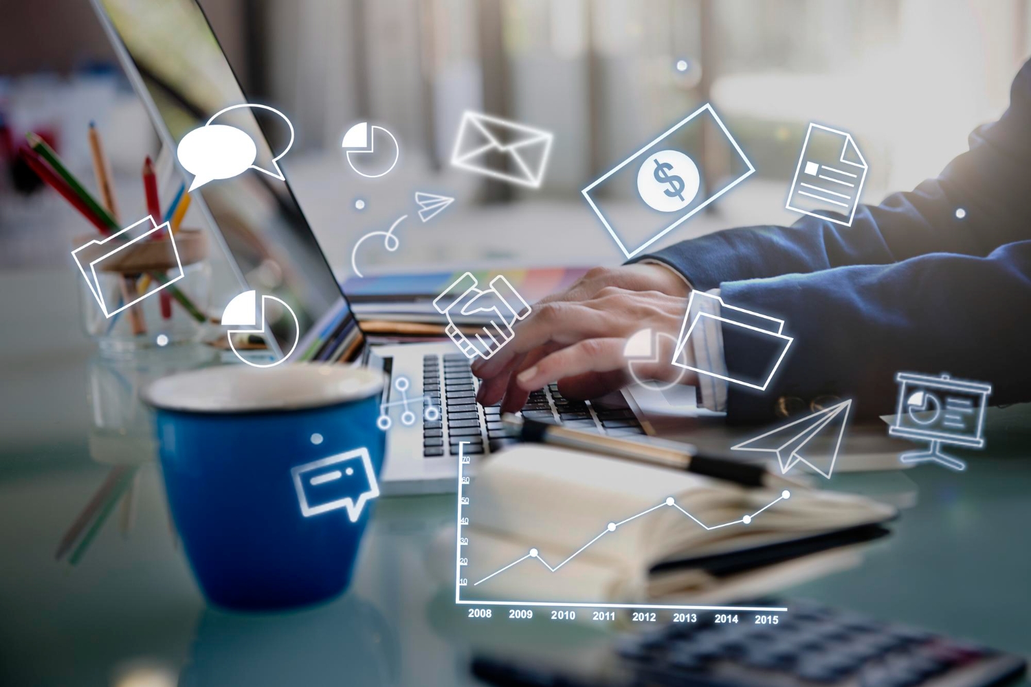 Executive social media and content for premium brands